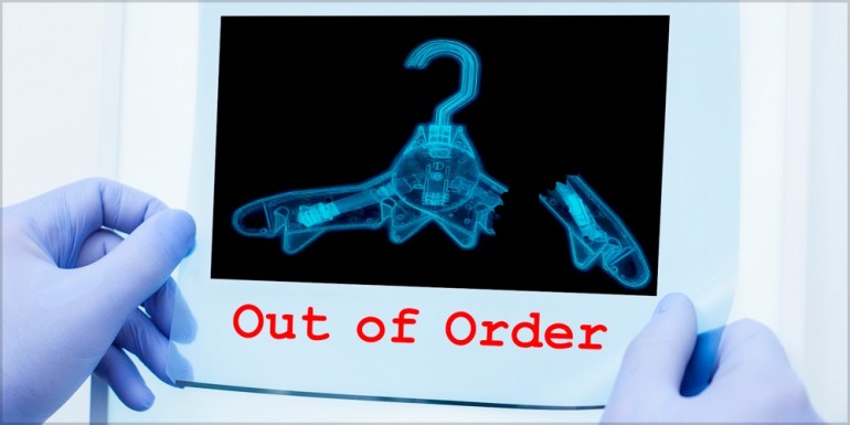 Our hangers always get a second chance.